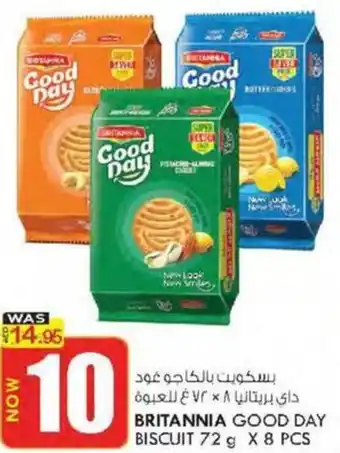 KM Trading BRITANNIA GOOD DAY BISCUIT 72 g X 8 PCS offer