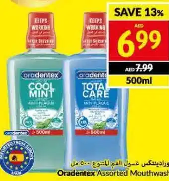 Viva Oradentex Assorted Mouthwash 500ml offer