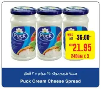 Megamart Puck Cream Cheese Spread 240GM X 3 offer