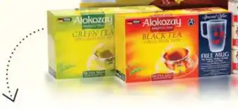 Megamart Alokozay Tea Bag Black Green offer
