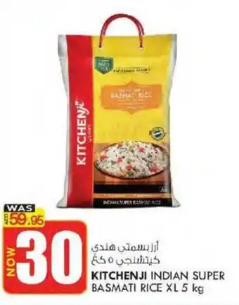 KM Trading KITCHENJI INDIAN SUPER BASMATI RICE XL 5 kg offer