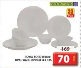 Grand Mall Sharjah ROYAL FORD RF8981 OPAL WARE DINNER SET 335 offer