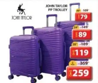 Grand Mall Sharjah JOHN TAYLOR PP TROLLEY offer