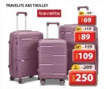 Grand Mall Sharjah TRAVELITE ABS TROLLEY offer