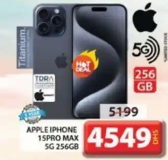 Grand Mall Sharjah APPLE IPHONE 15PRO MAX SG 256GB offer