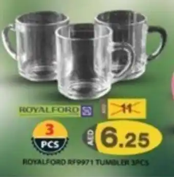 Grand Mall Sharjah ROYALFORD RF9971 TUMBLER 3PCS offer