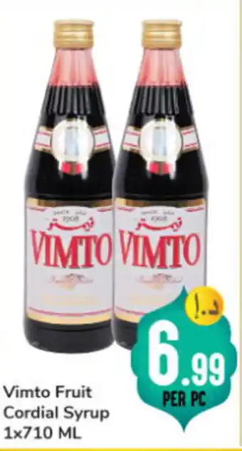 Day To Day Vimto Fruit Cordial Syrup 1x710 ML offer