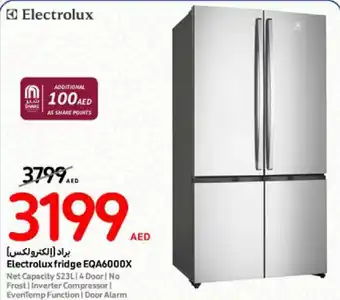 Carrefour Electrolux fridge EQA6000X offer