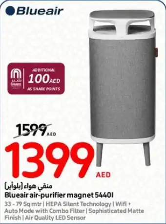 Carrefour Blueair air purifier magnet 54401 offer