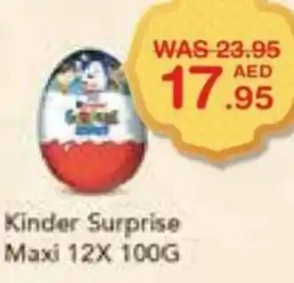 Choithrams Kinder Surprise Maxi 12X 100G offer