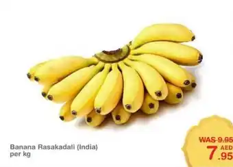 Choithrams Banana Rasakadali per kg offer