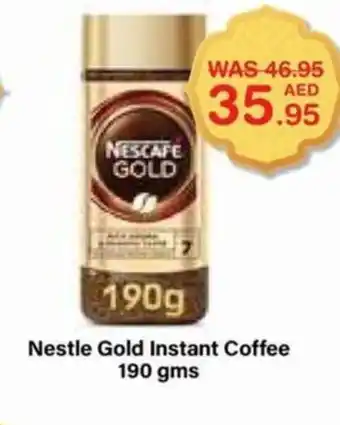 Choithrams Nestle Gold Instant Coffee 190 gms offer