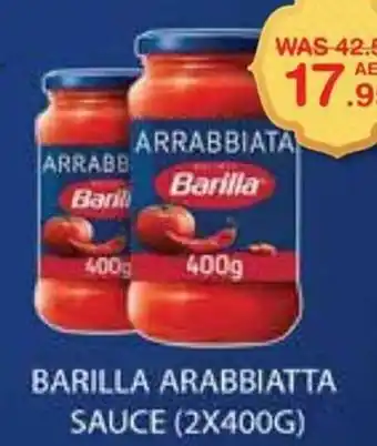 Choithrams BARILLA ARABBIATTA SAUCE (2X400G) offer