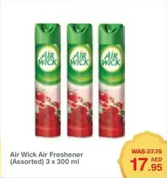 Choithrams Air Wick Air Freshener Assorted 3 x 300 ml offer