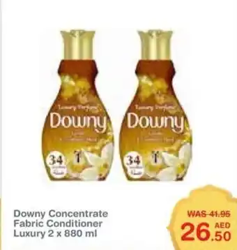 Choithrams Downy Concentrate Fabric Conditioner  Luxury 2 x 880 ml offer