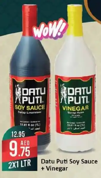 West Zone Supermarket Datu Puti Soy Sauce + Vinegar offer