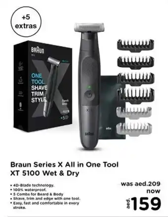 Nesto Braun Series X All in One Tool XT 5100 Wet & Dry offer