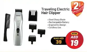 Nesto Krypton Traveling Electric Hair Clipper offer