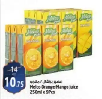 Safari Hypermarket Melco Orange/Mango Juice 250ml x 9Pcs offer