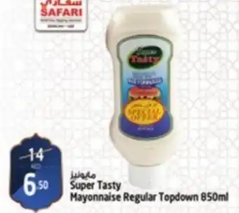 Safari Hypermarket Super Tasty Mayonnaise Regular Topdown 850ml offer