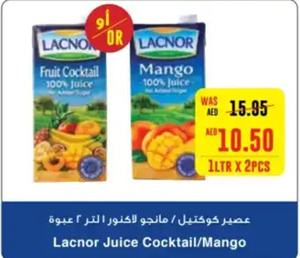 Spar Lacnor Juice Cocktail/Mango 1LTR X 2PCS offer