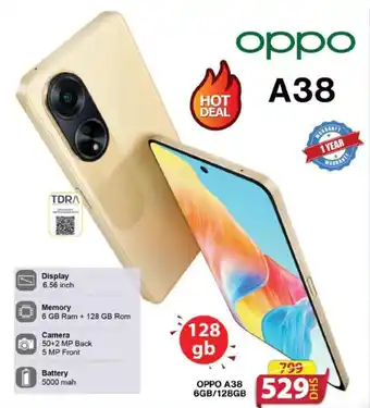 Grand Hyper Market OPPO A38 6GB/128GB offer