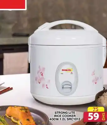 Grand Hyper Market STRONG LITE RICE COOKER 400W 1.2L SRC1012 offer