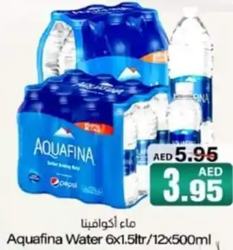 Sajidha Supermarket Aquafina Water 6x1.5ltr/12x500ml offer