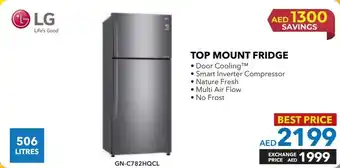 Sharaf DG LG TOP MOUNT FRIDGE 506 LITRES offer