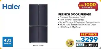Sharaf DG Haier FRENCH DOOR FRIDGE 433 LITRES offer