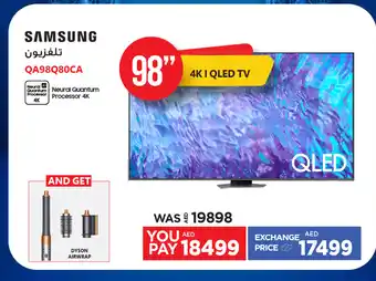 Emax SAMSUNG QA98Q80CA 4K QLED TV 98" offer