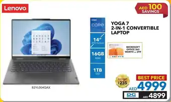 Sharaf DG Lenovo YOGA 7 2-IN-1 CONVERTIBLE LAPTOP offer