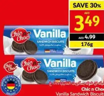 Viva Chicn Choc Vanilla Sandwich Biscuits 176g offer