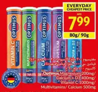 Viva Optimus Magnesium 200mg/ Galcium+D3 400mg/ "Vitamin C 1000mg/ Multivitamins/Calcium 500mg offer