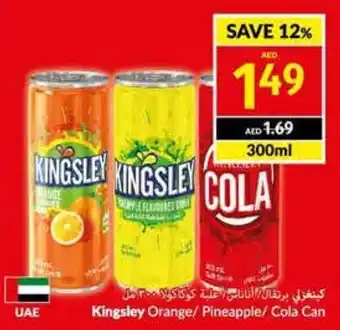 Viva Kingsley Orange / Pineapple / Cola Can 300mL offer