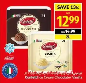Viva Confetti Ice Cream Chocolate / Vanilla 2L offer