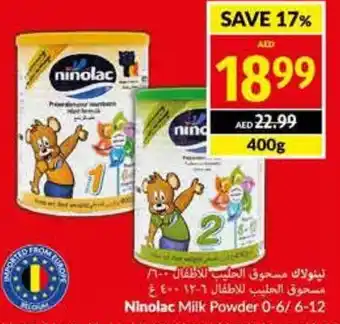Viva Ninolac Milk Powder 0-6/ 6-12 400g offer