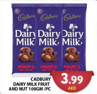 Grand Hyper Market CADBURY DAIRY MILK FRUIT AND NUT 100GM/PC offer