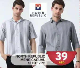 Grand Hyper Market NORTH REPUBLIC MENS CASUAL SHIRT/PC offer