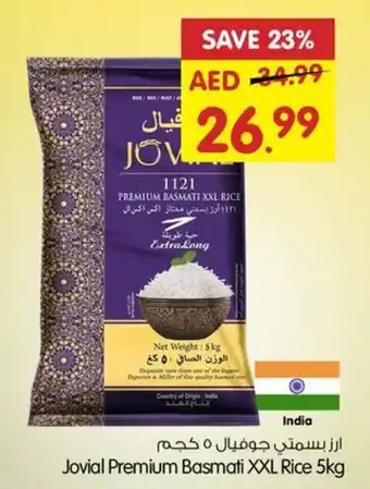Gala Supermarket Jovial Premium Basmati XXL Rice 5kg offer