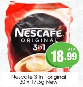 Amber Nescafe 3 In 1 original 30 x 17.5g New offer