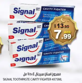 Hashim Hypermarket SIGNAL TOOTHPASTE CAVITY FIGHTER 4 x 75mL offer