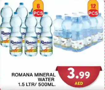 Grand Hyper Market Romana mineral water 1.5 ltr / 500ml offer