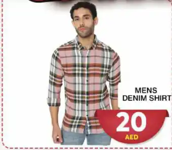 Grand Hyper Market Mens denim shirt offer