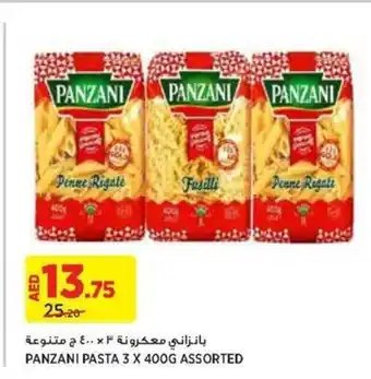 Aswaaq PANZANI PASTA 3 X 400G ASSORTED offer