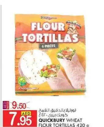 KM Trading QUICKBURY WHEAT FLOUR TORTILLAS 420 g offer