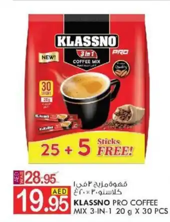 KM Trading KLASSNO PRO COFFEE MIX 3-IN-1 20 g X 30 PCS offer
