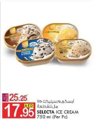 KM Trading SELECTA ICE CREAM 750 ml (Per Pc) offer