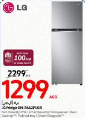 Carrefour LG fridge GN B442PLGB offer