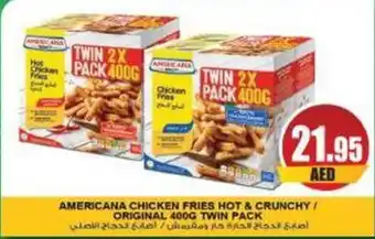 Almaya supermarket AMERICANA CHICKEN FRIES HOT & CRUNCHY / ORIGINAL 400G TWIN PACK offer